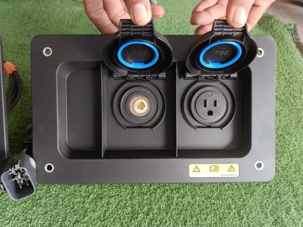 Ford Ranger Next Gen Dual Power Outlet | 12V DC + 230V AC Socket | OEM ML3A-6A949-FA - Image 2