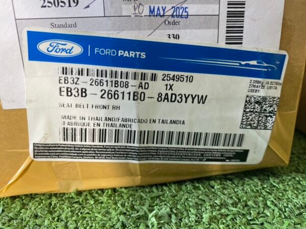 Genuine Ford Seat Belt Retractor – Front Right (RH) | Part No. EB3Z-26611B08-AD | Made in Thailand - Image 3