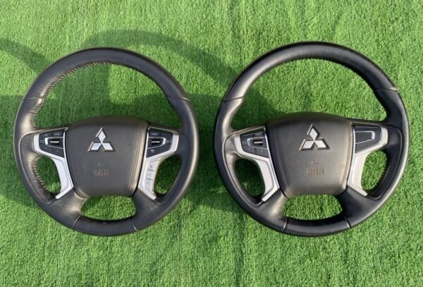 Mitsubishi Leather Steering Wheel with Airbag – Multi-Function Controls + Clock Spring Set - Image 4