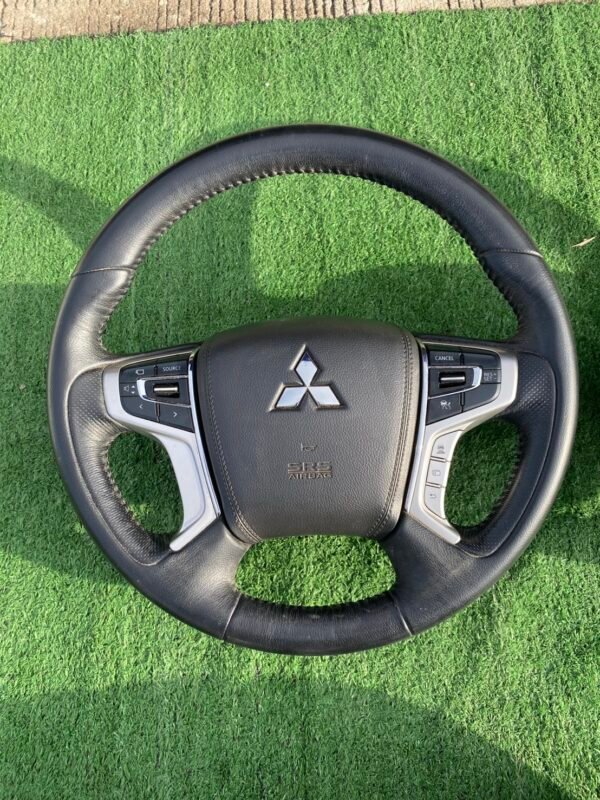 Mitsubishi Leather Steering Wheel with Airbag – Multi-Function Controls + Clock Spring Set - Image 7