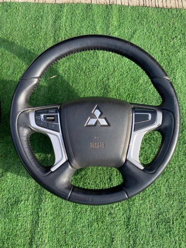Mitsubishi Leather Steering Wheel with Airbag – Multi-Function Controls + Clock Spring Set - Image 5